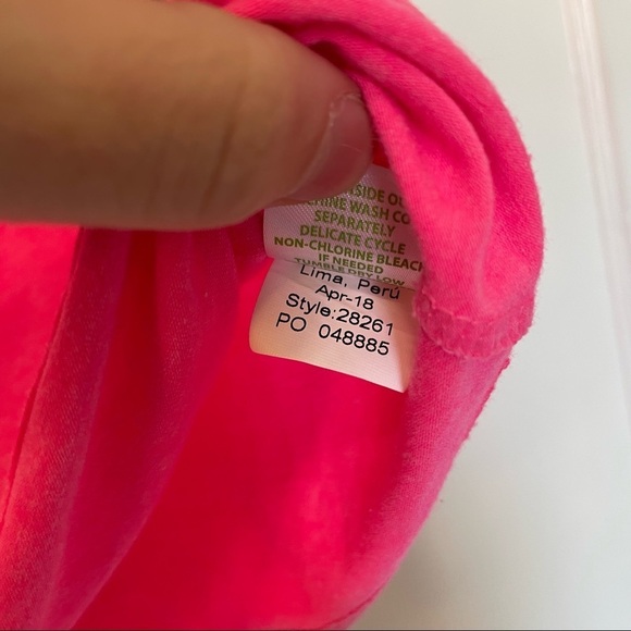 Lilly Pulitzer Keria Off The Should Knit Top Pink Cosmo - Picture 4 of 8